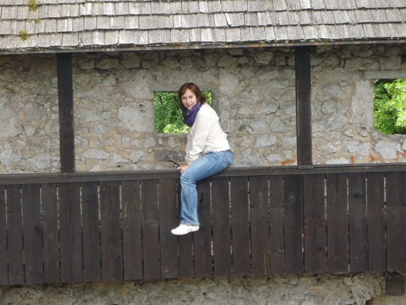 Na hradě na Bledu